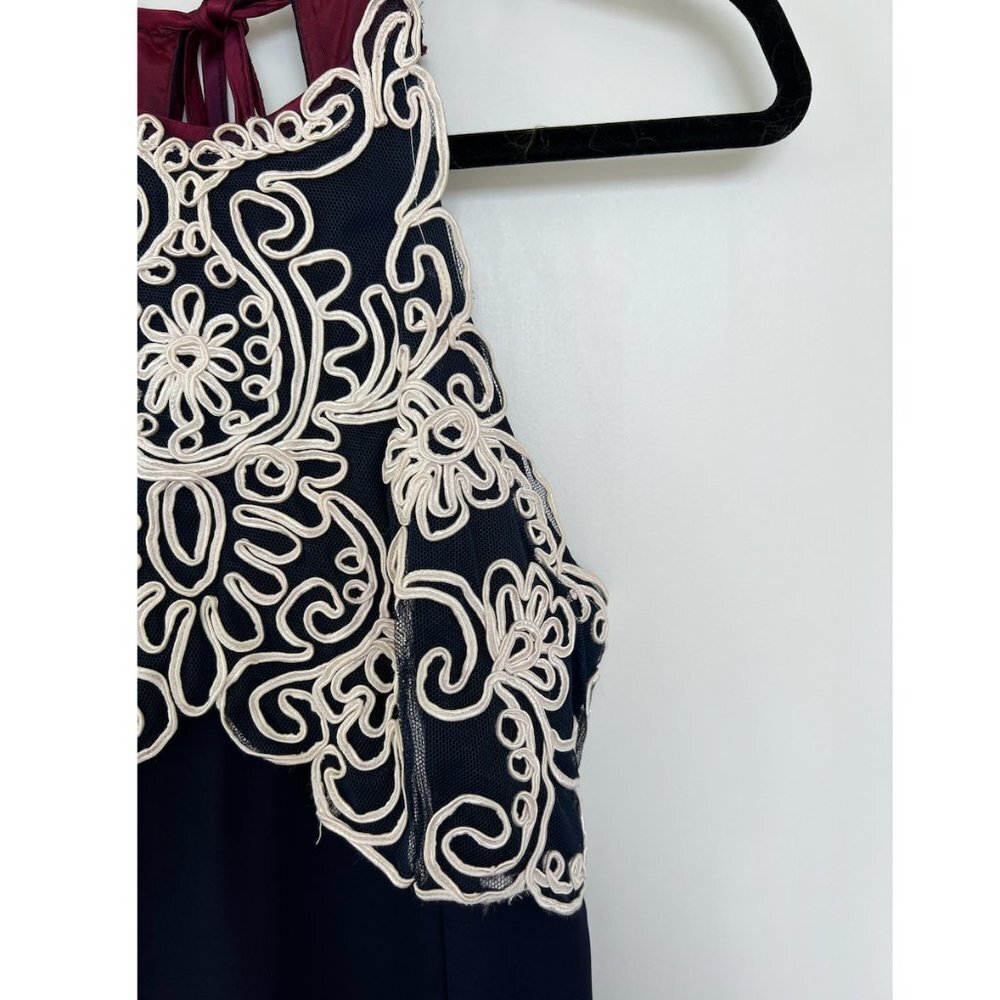 Vintage Navy Gown - Picture 4 of 16